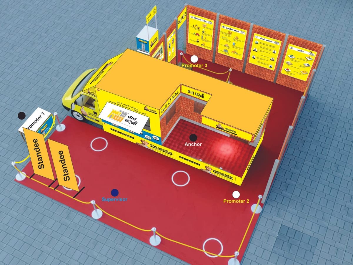 Baat Ghar Ki mobile exhibition van open for visitors